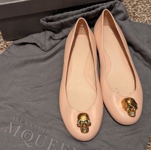 Alexander Mc Queen skull flat shoes